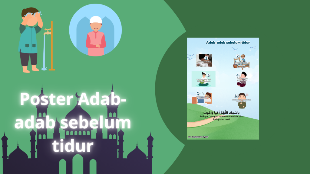 Poster Adab-Adab Sebelum Tidur